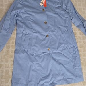 Joe Fresh Light Blue Trench Coat